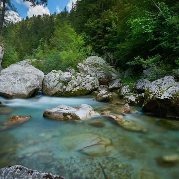 Slovinsko Canyoning Řeka Savinja