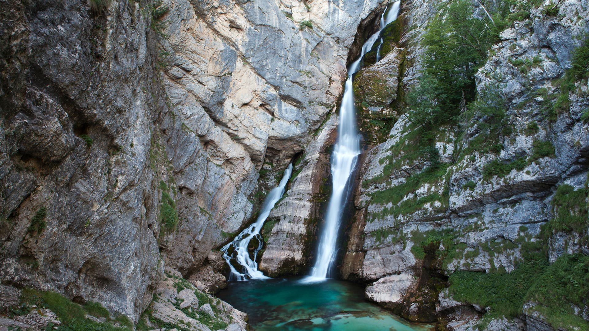 Slovinsko - Vodopád Savica