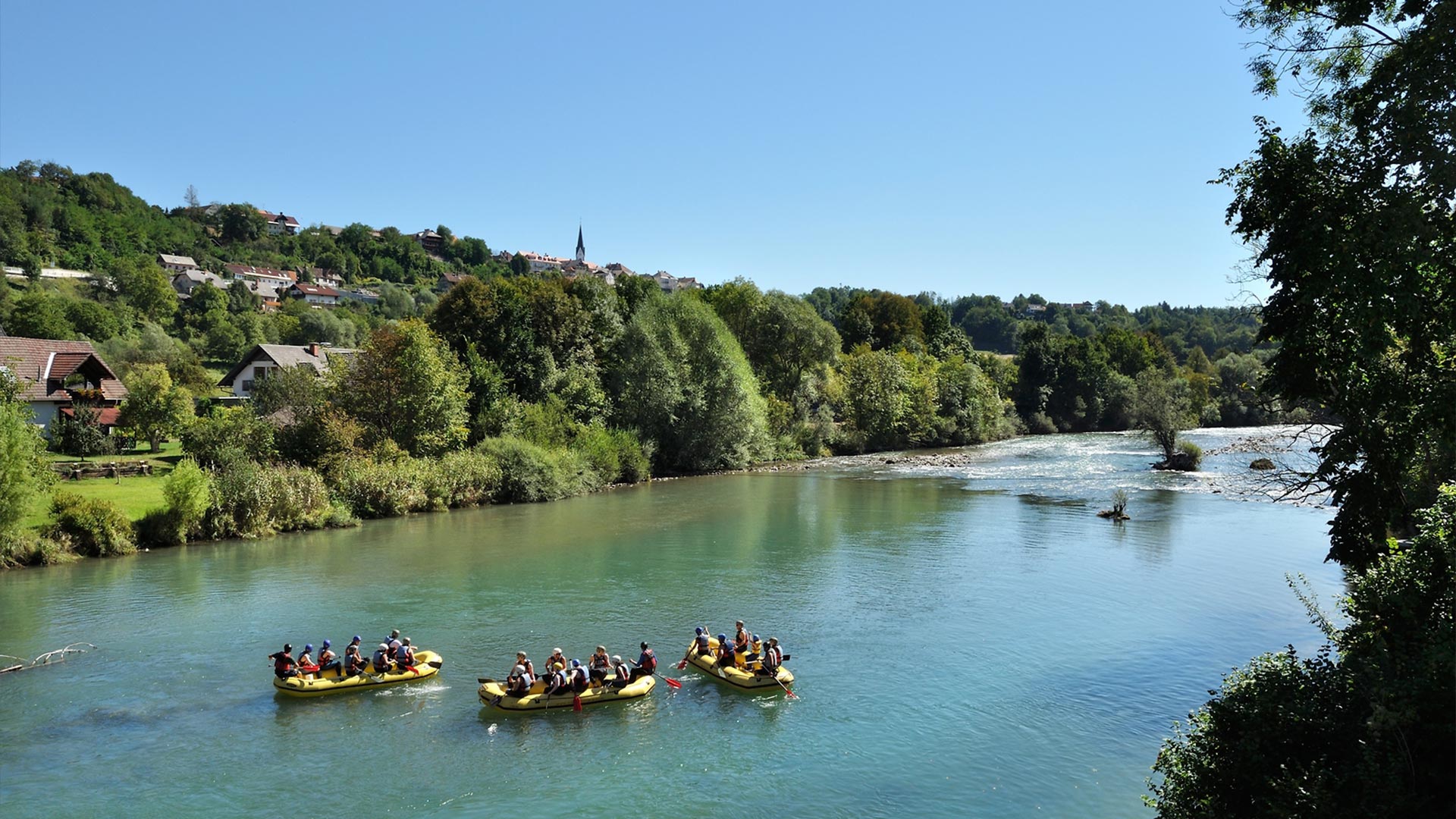 Slovinsko Rafting