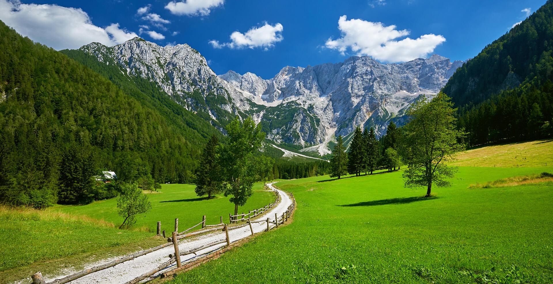 Slovinsko Kamnicko-Savinjské Alpy Jezersko