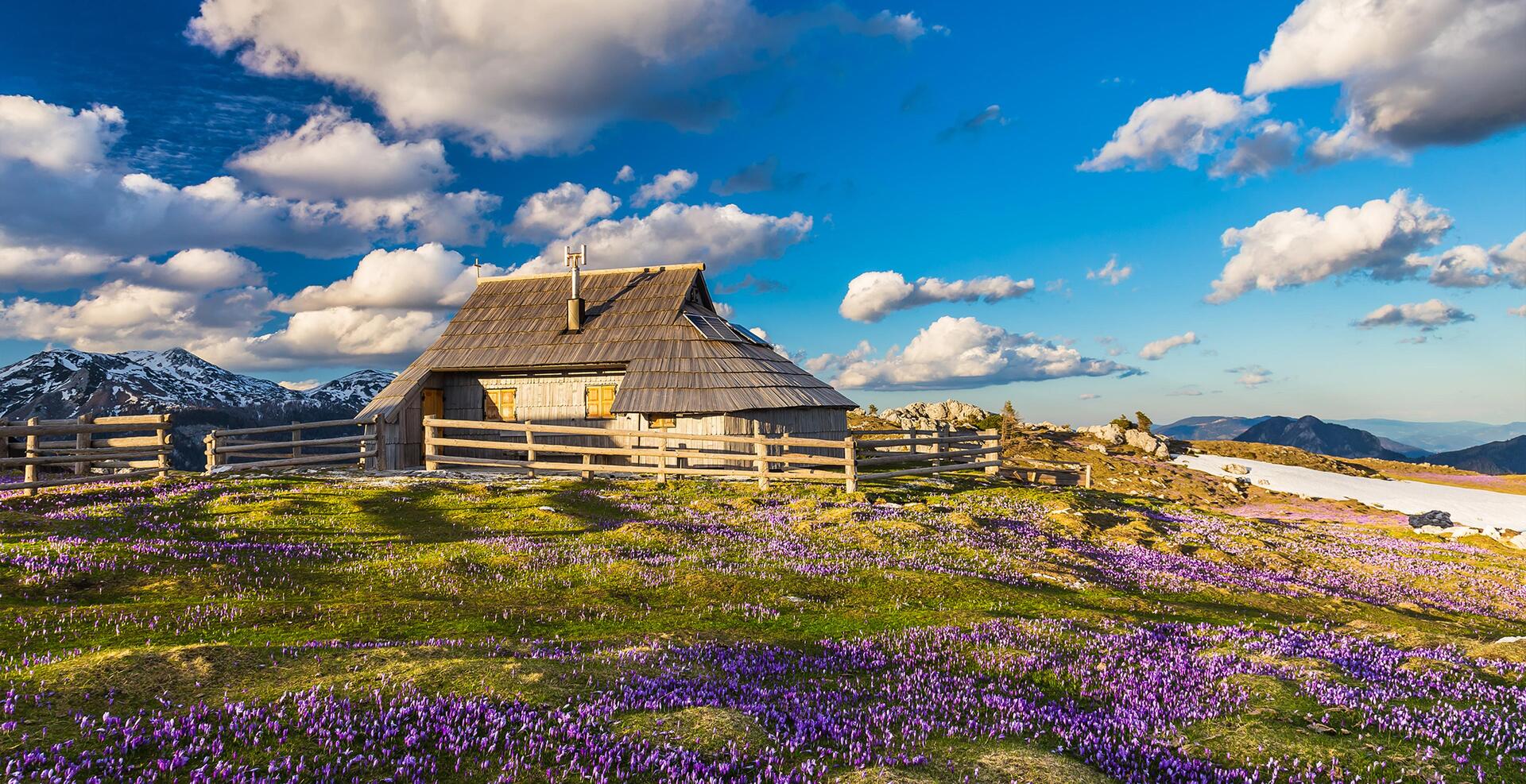 Slovinsko Kamnicko-Savinjské Alpy Velika planina