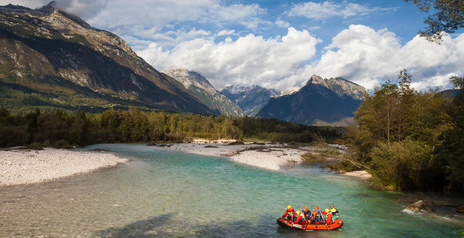 Slovinsko Rafting