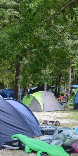 Slovinsko, Nadiža Podbela Camping