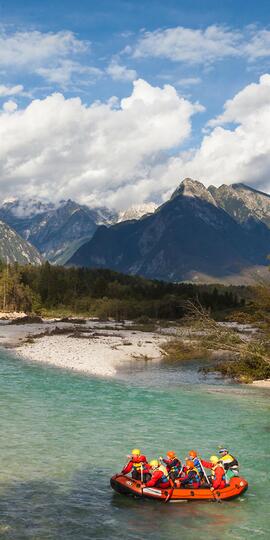 Slovinsko Rafting