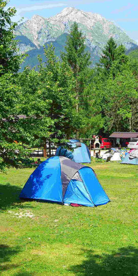 Slovinsko, Kemp Vodenca Bovec 