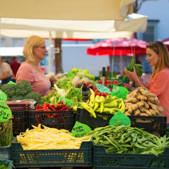 Středeční trhy  bio potravin